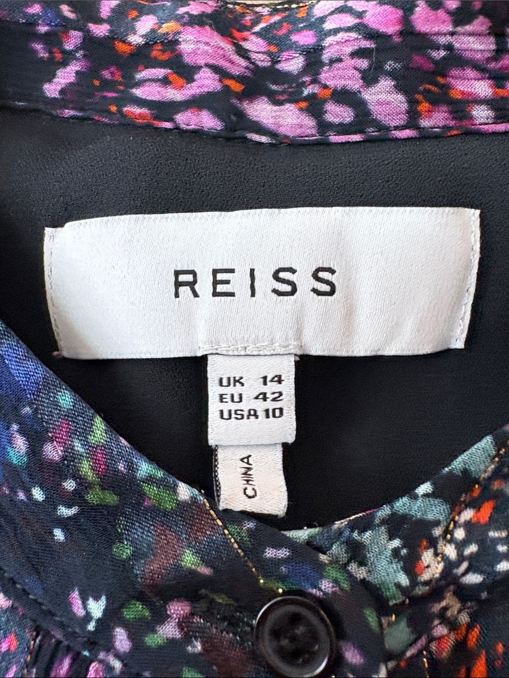 Reiss Isla Lurex Metallic Pleated Shift Mini Dress size 10 - Picture 5 of 9